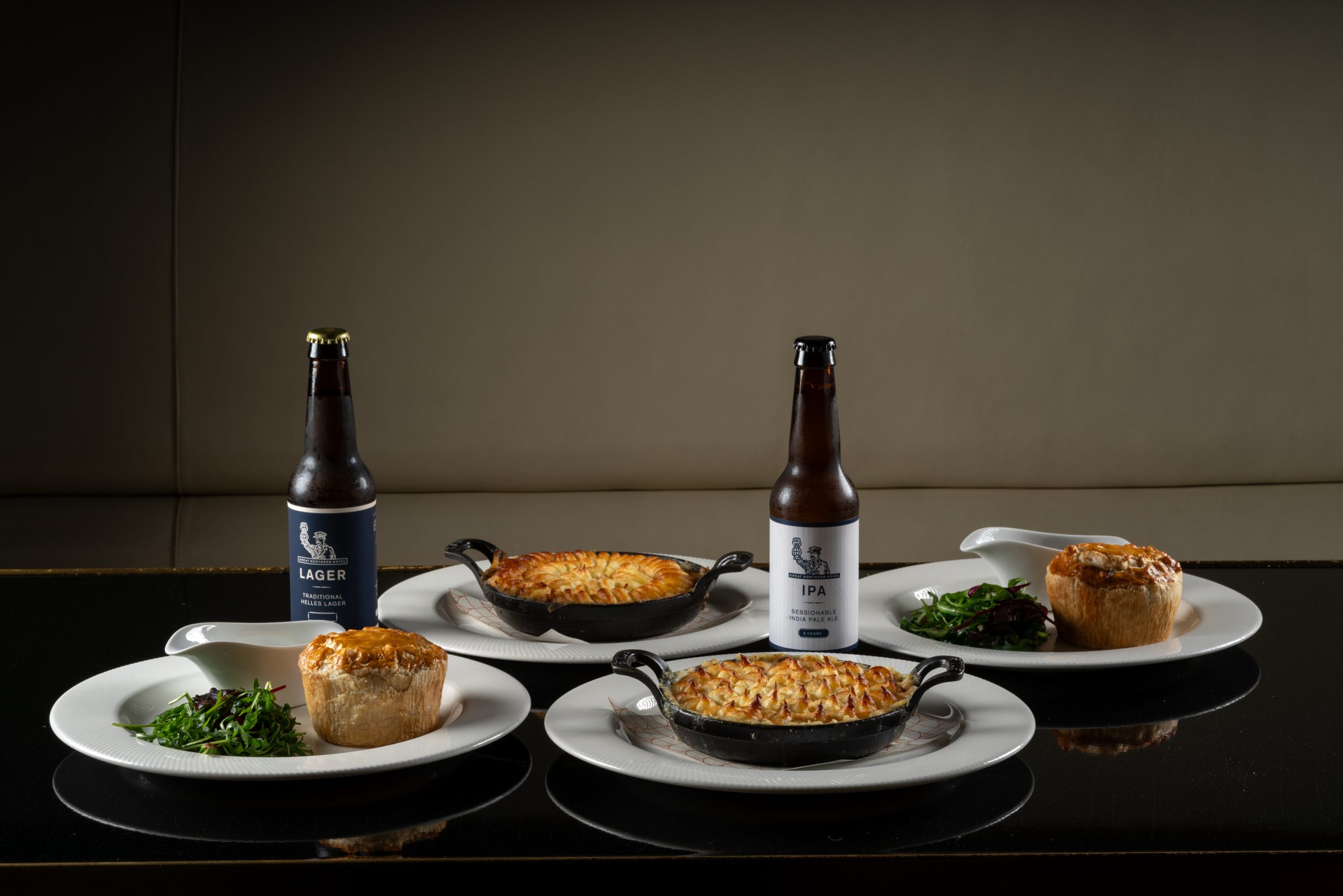 Pie Month at RAILS celebrating Great British pies with Church Farm Brewery Beers